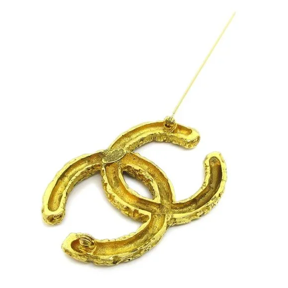 Chanel CC Brooch Pin Gold 93A 80520 - Picture 3 of 5